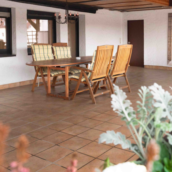 Terrasse Appartement im Hotel Ochsen
